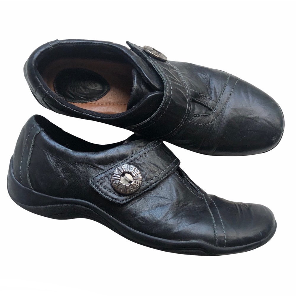 Clarks Black Leather Shoes